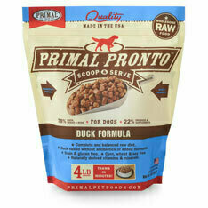 Primal Pronton Frozen Raw Dog Food - Duck, Turkey, & Fish - 6lbs